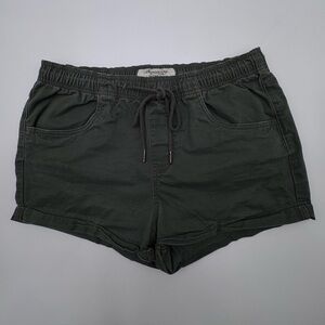 American Rag by Cie Women’s Cotton Drawstring Shorts Dark Gray Size 9